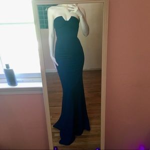 Lulus strapless long dress